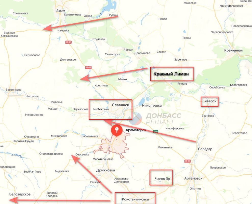Как русская армия будет освобождать Краматорск и Славянск: сценарий операции "Стальной пояс"