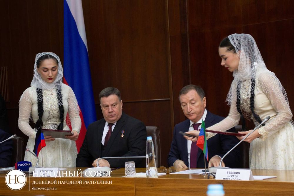 Народный Совет ДНР заключил соглашение о совместной работе с Народным Собранием Республики Дагестан