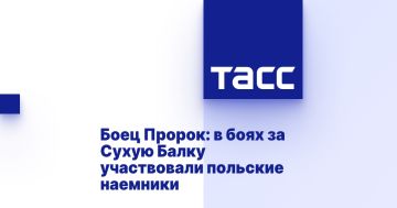 Боец Пророк: в боях за Сухую Балку участвовали польские наемники