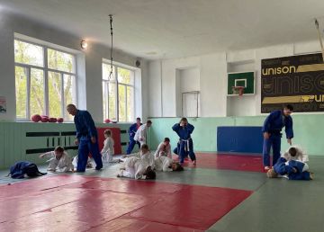 Открытая тренировка по дзюдо