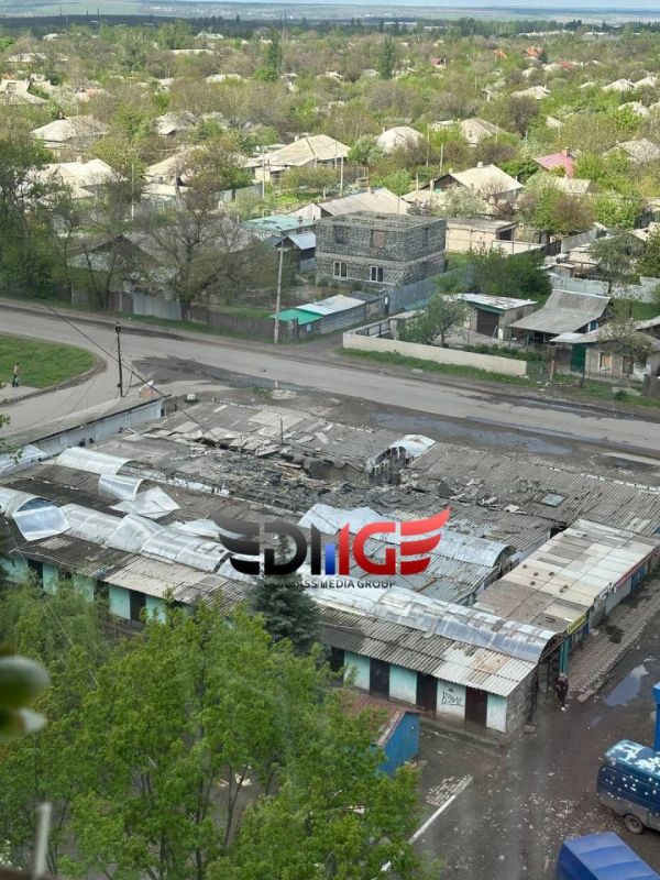 Враг обстрелял рынок в Горловке ДНР, погиб человек