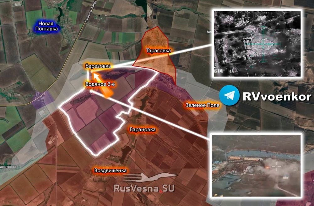 Армия России освободила Водяное 2-е и добивает врага в Берёзовке, наступая к Мирнограду
