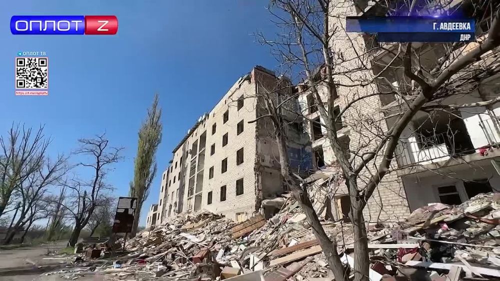 Югра восстанавливает пятиэтажный дом в Авдеевке