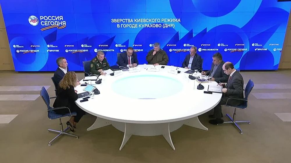 Максим Григорьев: На сегодняшней презентации нашего доклада "Зверства киевского режима в г