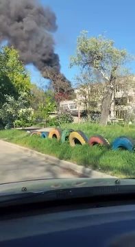 Пожар - в здании мариупольской школы