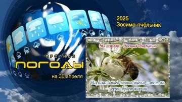 Прогноз погоды. 30 апреля в народном календаре – день святого ЗосИмы – покровителя пасечников