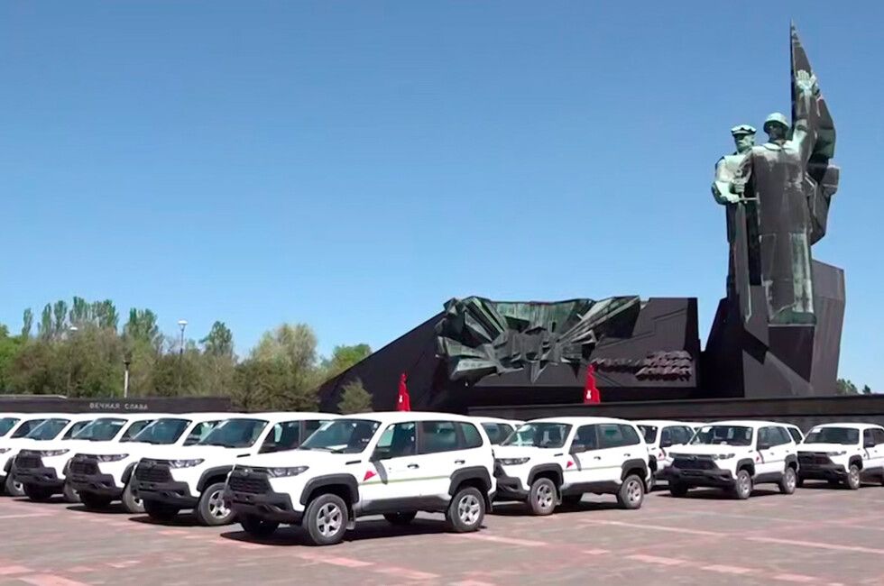 В Республику прибыло 65 санитарных авто в рамках нового нацпроекта