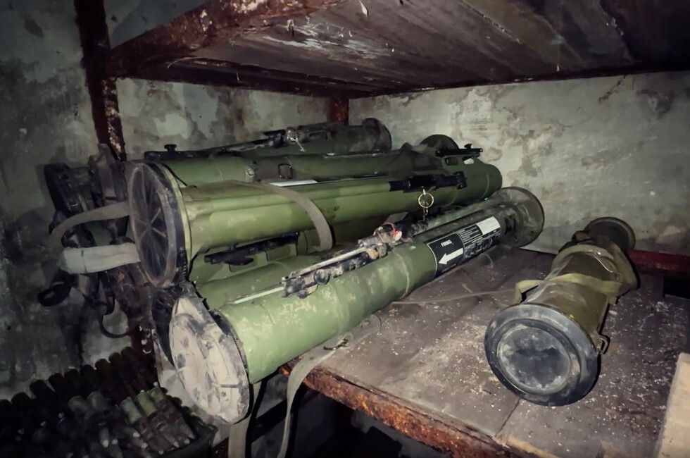 В Курахово обнаружили украинский схрон с оружием