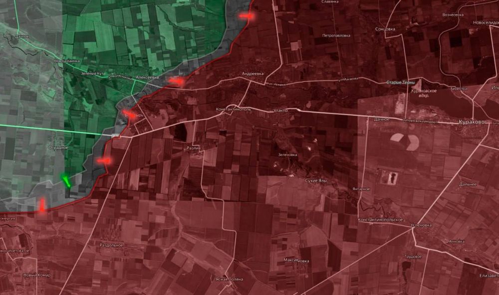 «На Кураховском направлении контратака ВСУ в районе Отрадного не дала результатов