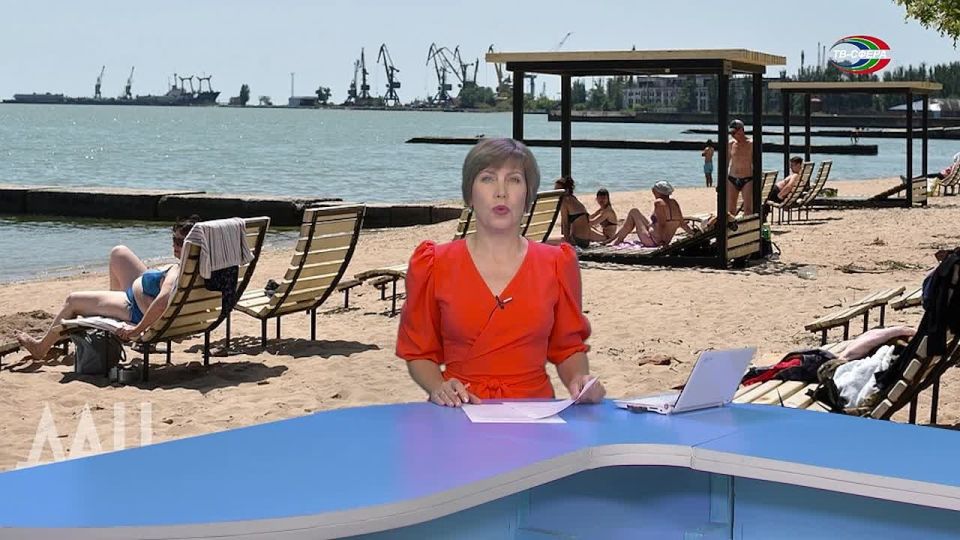 Обустройство пляжа в Мариуполе