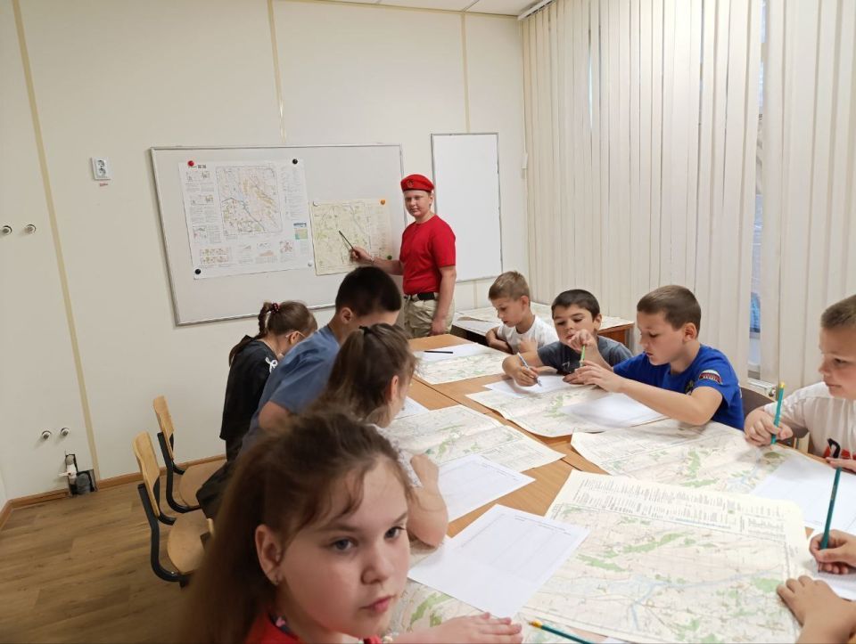 ЗАНЯТИЕ ПО ВОЕННОЙ ТОПОГРАФИИ