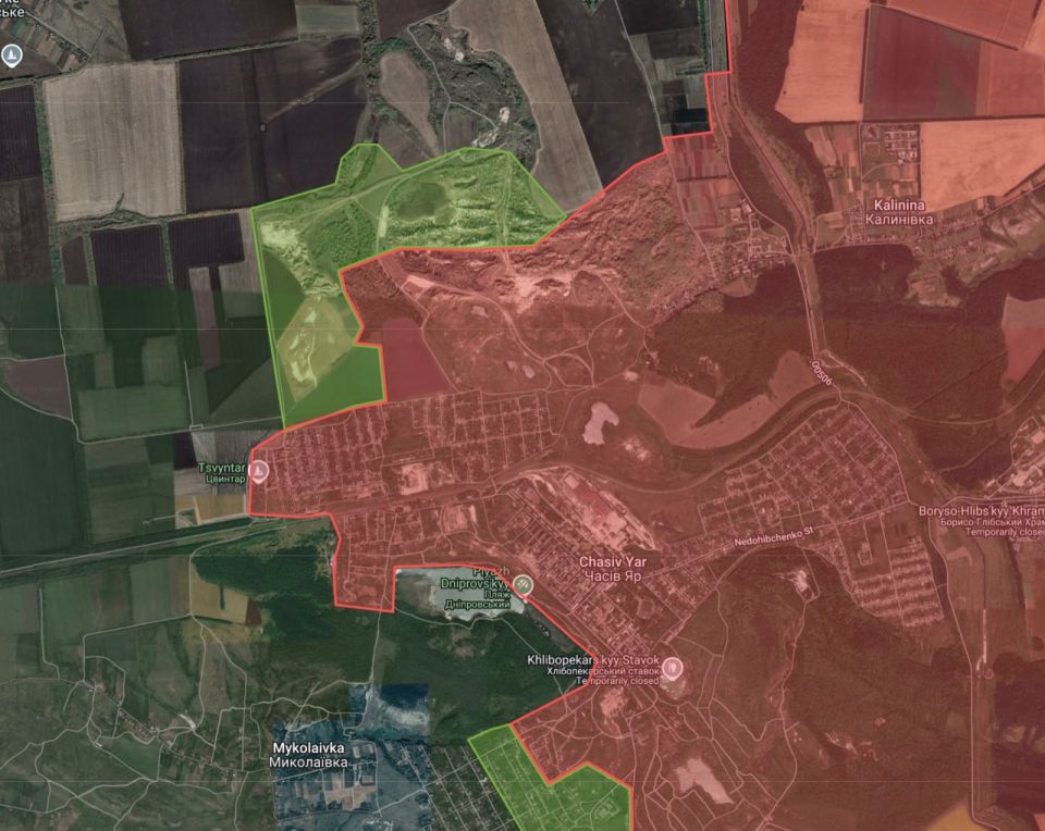 По большому счёту, от Часов Яра теперь остался лишь небольшой участок частного сектора на юго-западе
