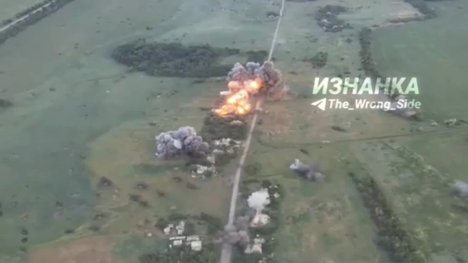 Обработка ФАБами Новоэкономического (в районе Мирнограда/Димитрова)