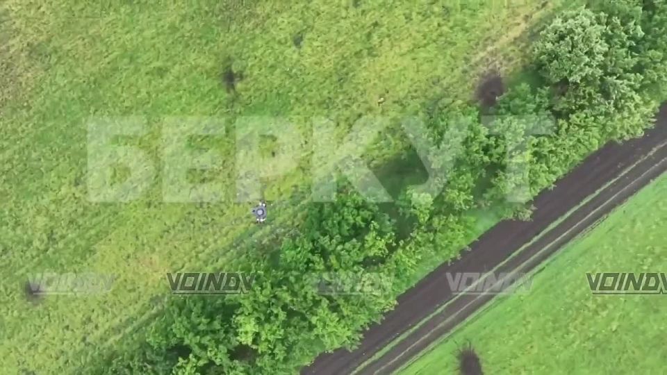 Сбитие украинской Бабы Яги на Кураховском направлении своим дроном