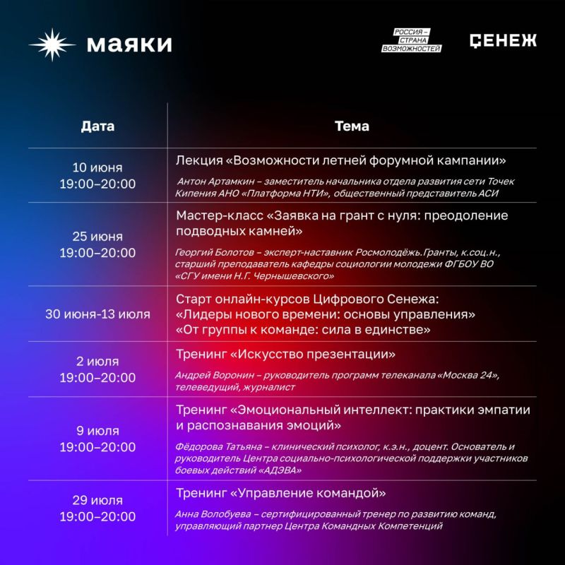 1111 Стартовала регистрация на открытые вебинары «Цифровые Маяки»