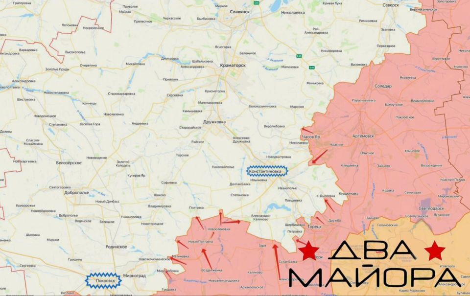 Два майора: Константиновское направление