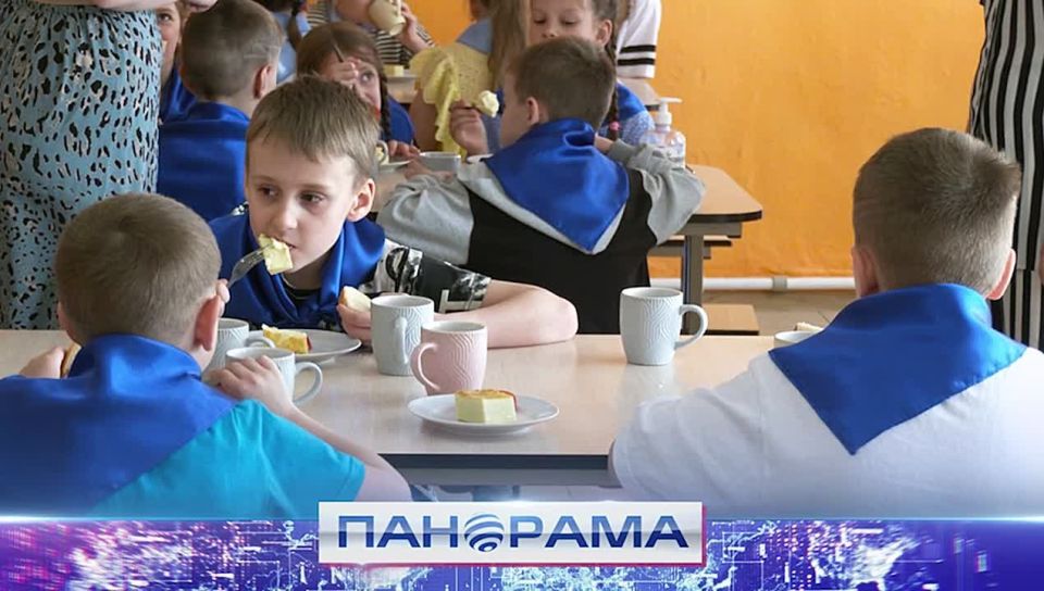 Летние каникулы в пришкольном лагере Макеевки