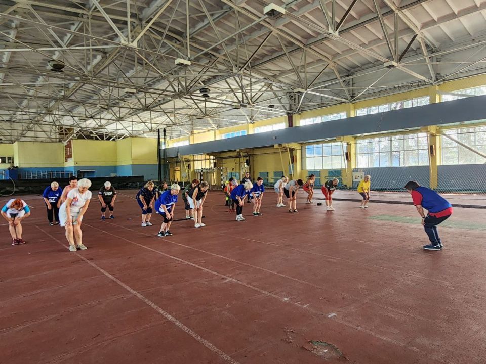 Участники проекта «Старшее поколение» приняли участие в приёме нормативов ГТО