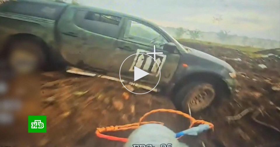 Российские военные за 10 минут разгромили колонну техники ВСУ