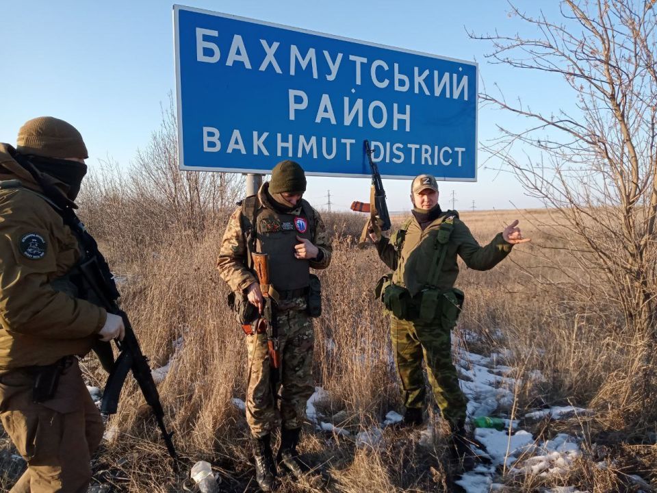 А это мы уже под Артёмовском