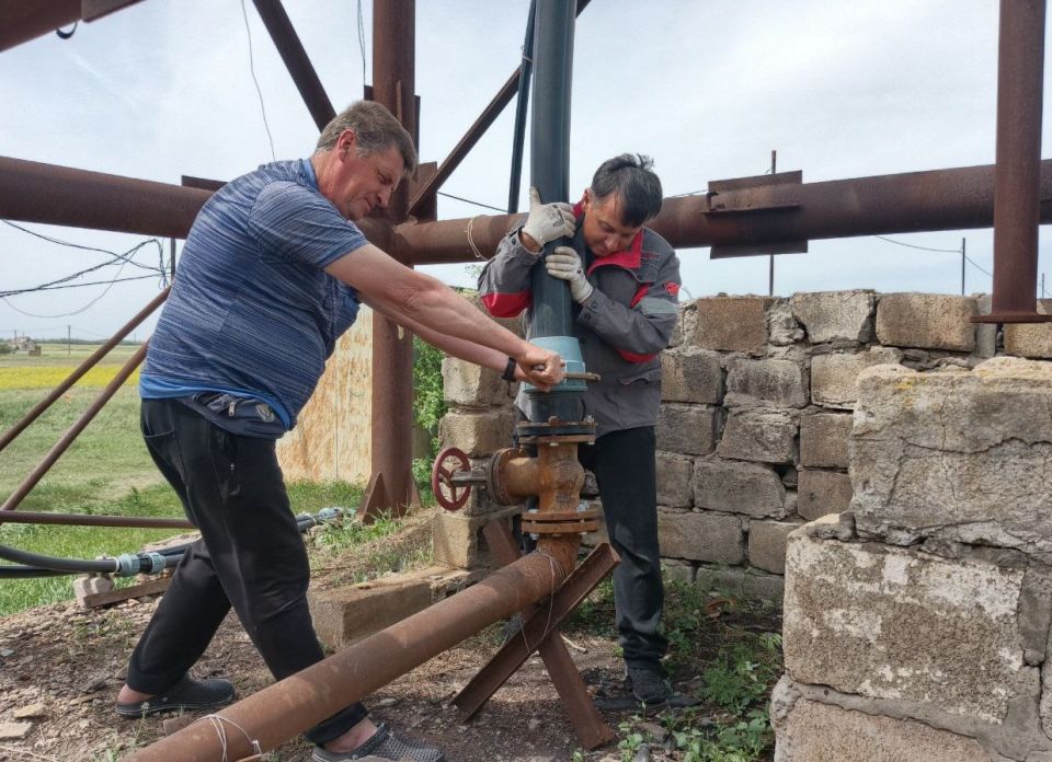 Жителей с.Вольное Всероссийская ярмарка трудоустройства привела на работу в Волновахское водопроводно-канализационное хозяйство