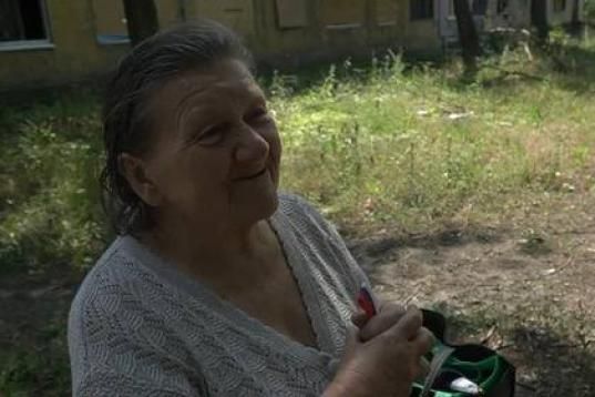 В освобожденном Селидово впервые прошла патриотическая акция в честь Дня России