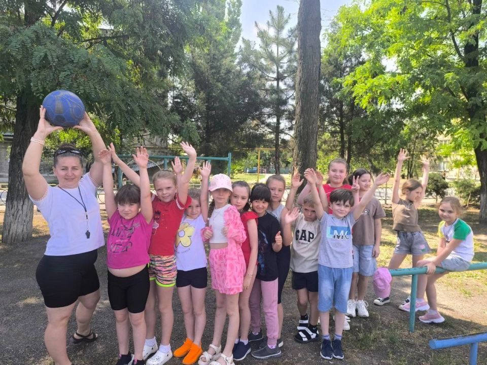 В Докучаевске продолжается акция «Спортивный Донбасс»