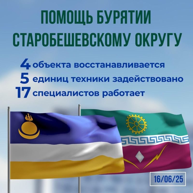 Николай Михайлов: Бурятия продолжает оказывать поддержку Старобешевскому округу