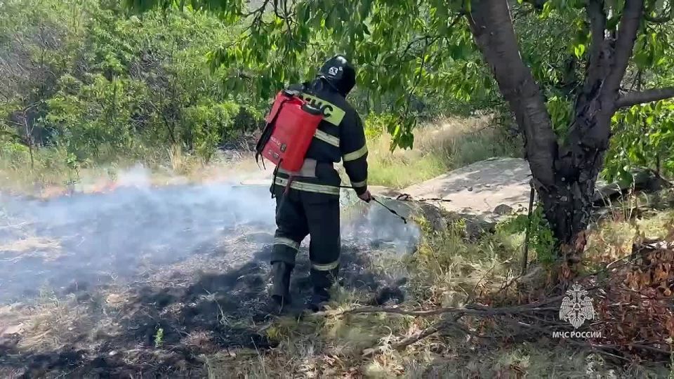 Шахтерские огнеборцы отстояли у стихии целый поселок