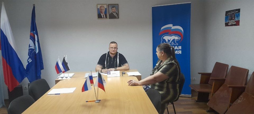 Роман Конев: Состоялся выездной приём граждан депутатом Горловского городского совета Донецкой Народной Республики первого созыва Даниилом Карабаевым