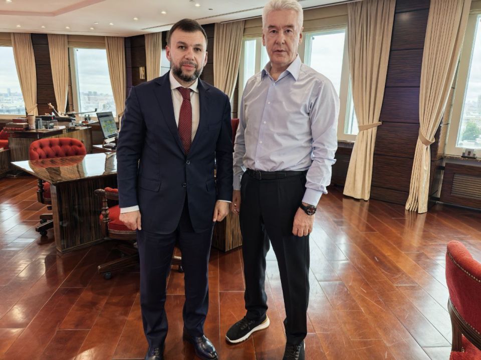 Сергей Литвинов: Денис Пушилин в ходе рабочей встречи с Сергеем Собяниным договорились о расширении участия Москвы в восстановлении наиболее пострадавших от киевской агрессии объектов в Донецке