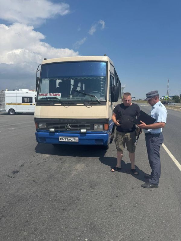 Контроль за обеспечением безопасности перевозок пассажиров и багажа автотранспортом в ДНР