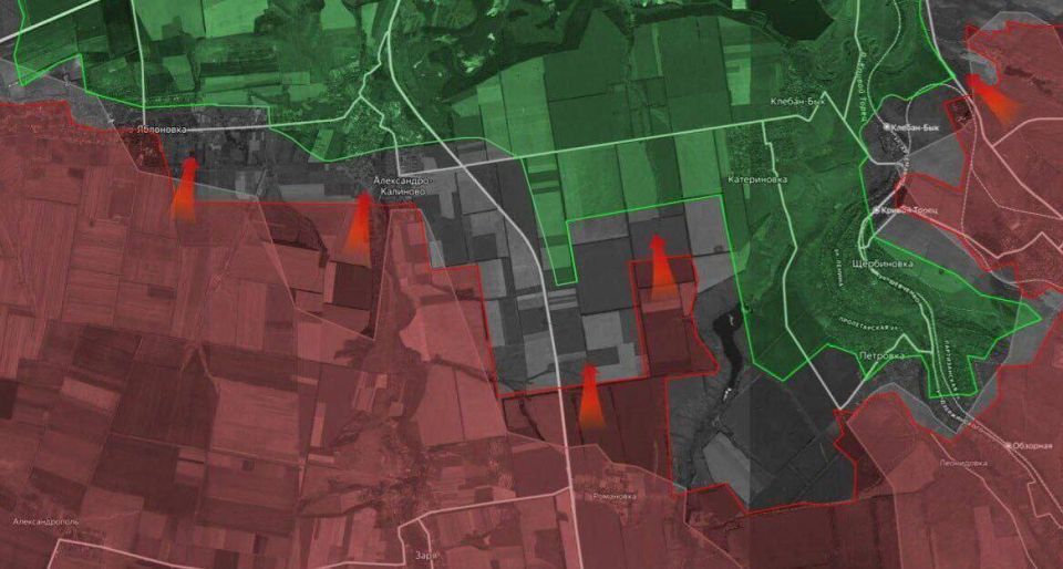 «На Торецком направлении ВС РФ взяли под огневой контроль логистические пути к Софиевке, Шахово, Владимировке