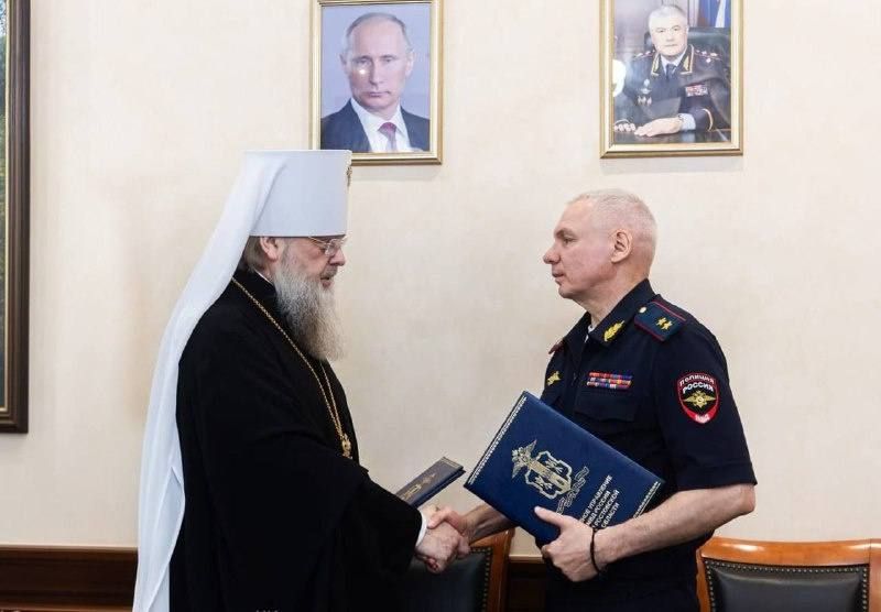 В донском главке МВД состоялась церемония подписания соглашения о сотрудничестве с Донской Митрополией