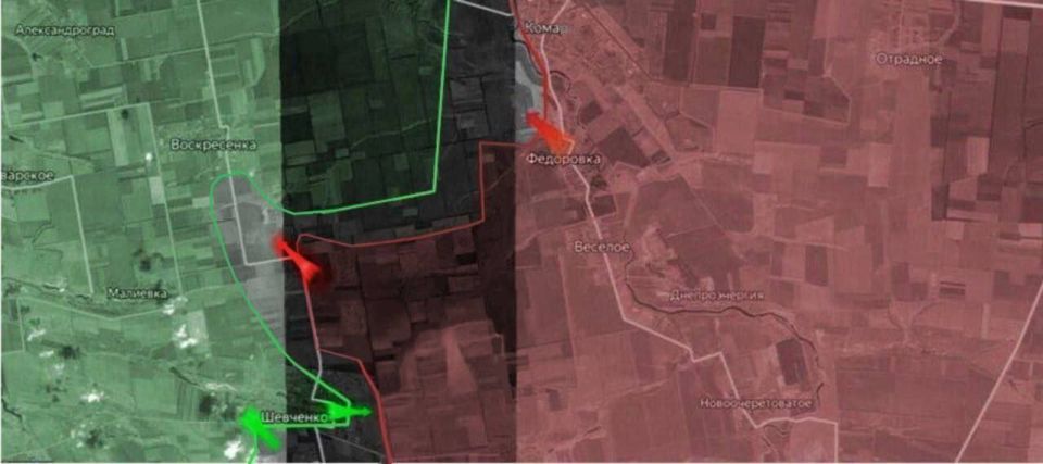 «На Времьевском направлении российские войска пытаются форсировать р. Мокрые Ялы и заходить на западный берег в район Толстого