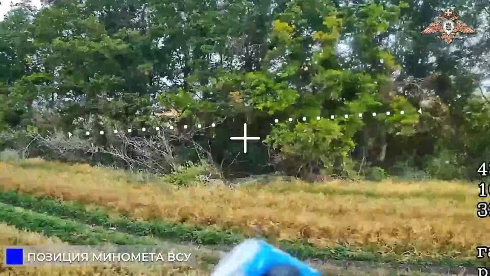 Уничтожение минометов ВСУ в районе н.п. Русин Яр