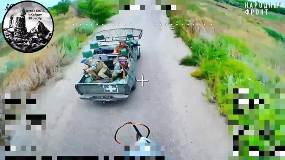 Покровское направление.. Успешные перехваты операторами из 39й гв МСБр вражеского автотранспорта и живой силы с применением оптоволоконных дронов