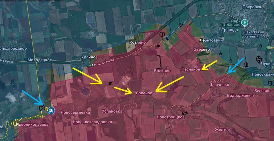 На Покровском направлении противник пытается сорвать наступление ВС РФ