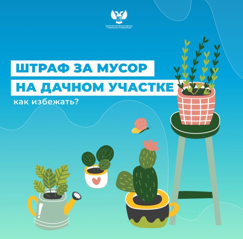 Как избежать штрафа за мусор на дачном участке?