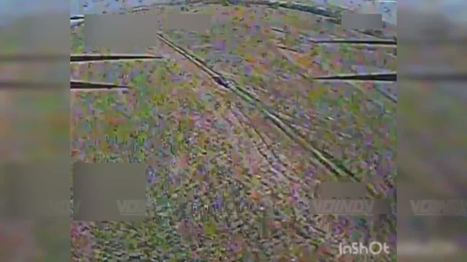 Разведчики 14 гвардейской бригады спецназа подбили и добили пикап ВСУ во время попытки ротации на Южно-Донецком направлении