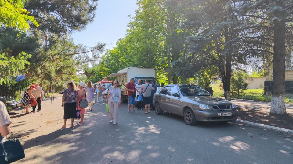 Николай Михайлов: В поселке Старобешево прошла выездная ярмарка