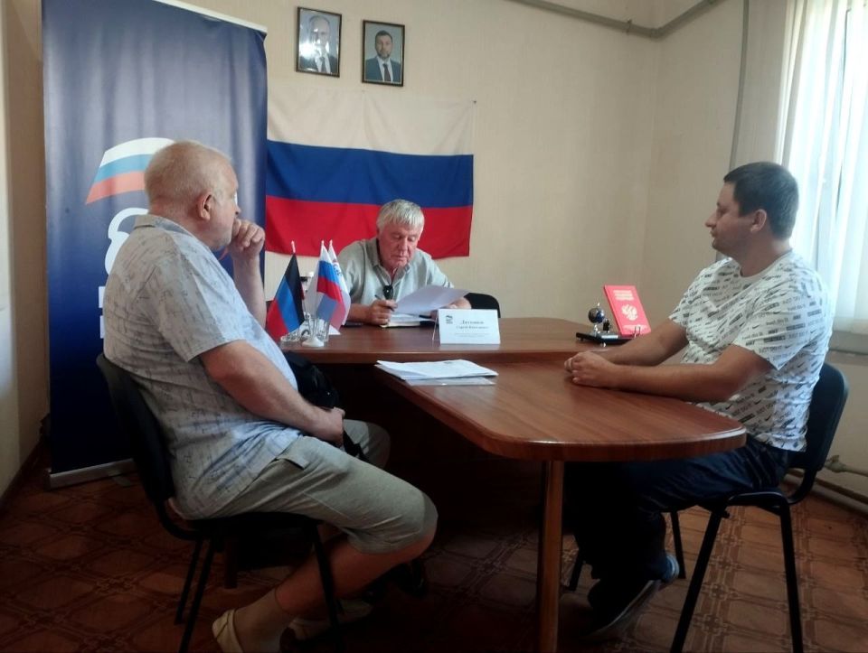 Сергей Литвинов: Личный прием граждан в Ждановке