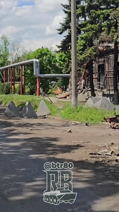 Уничтожение "лепестков" на улицах Селидово