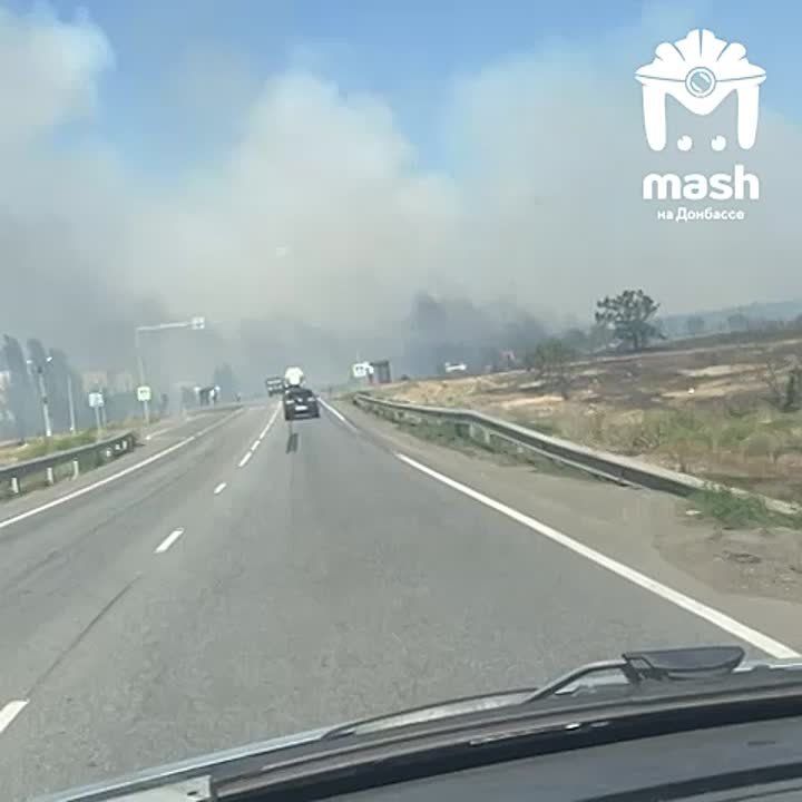 Еще один сильный пожар — в Зугрэсе