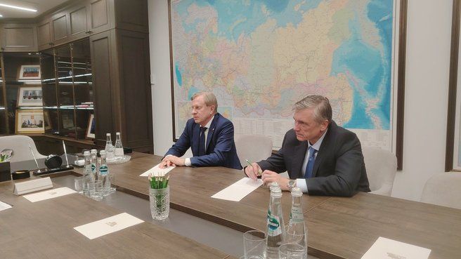 Виталий Савельев провёл встречу с главой Донецкой Народной Республики Денисом Пушилиным