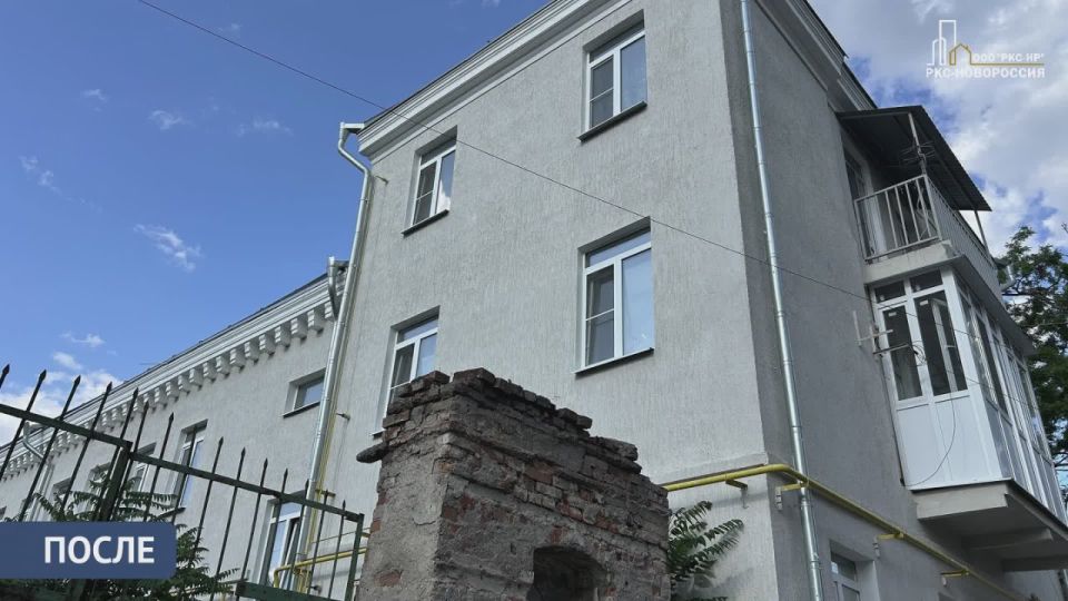 В Мариуполе восстановили вековой дом, разрушенный под обстрелами