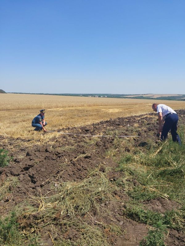 В Снежном проведен мониторинг противопожарного состояния зерновых полей