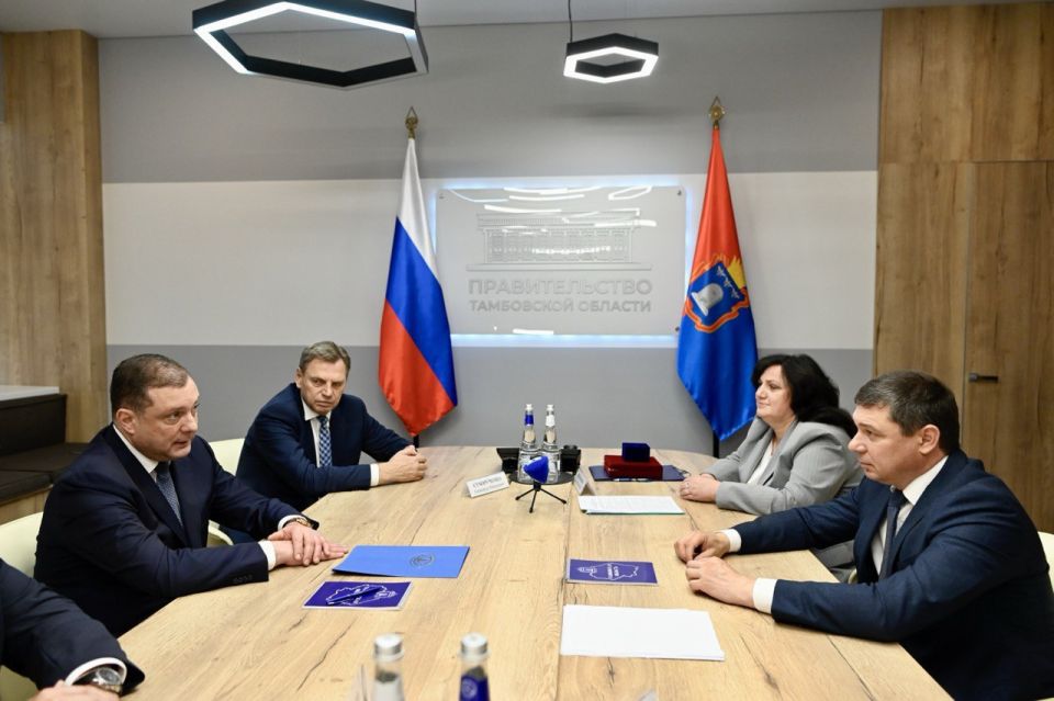 9 июля состоялась встреча Генерального директора МИД России А.В.Островского с врио Губернатора Тамбовской области Е.А.Первышовым