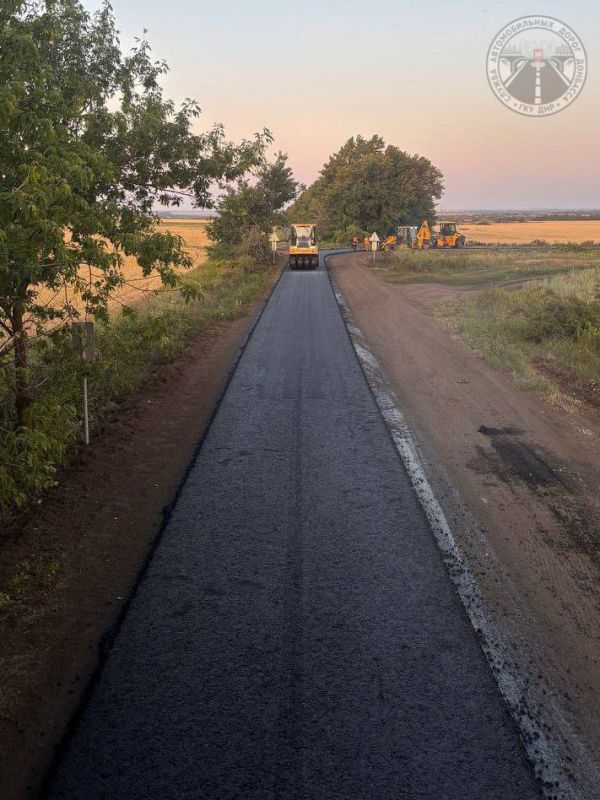 Плюс более 10 км нового асфальтобетонного покрытия в Шахтерском округе