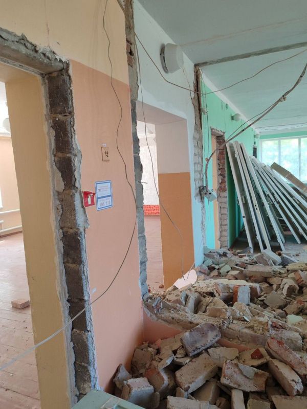 Начались ремонтные работы в детском саду «Дюймовочка»